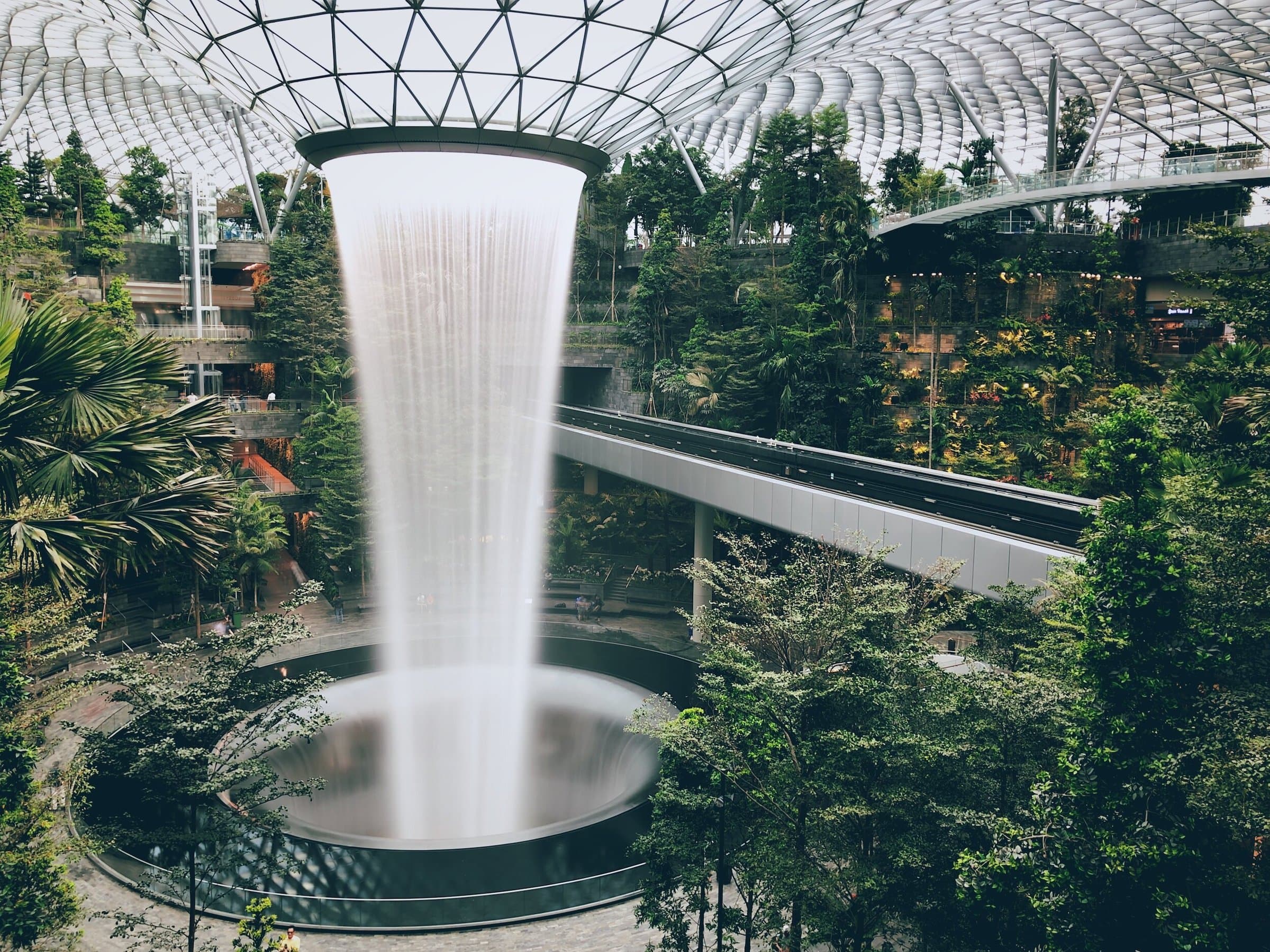 Rain Vortex @ Changi Jewel