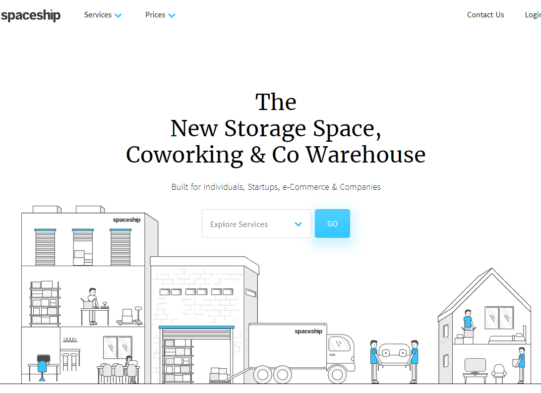 Screenshot from spaceship.com.sg